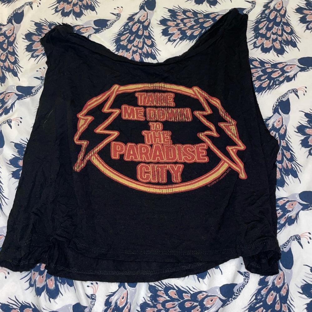 Take Me Down To The Paradise City crop top